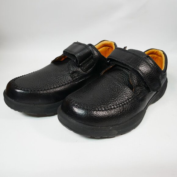 Mens Dr Comfort Scott #9210 Diabetic Casual Leather Black Shoes Size 10xw - Picture 2 of 7